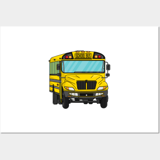 School bus Posters and Art